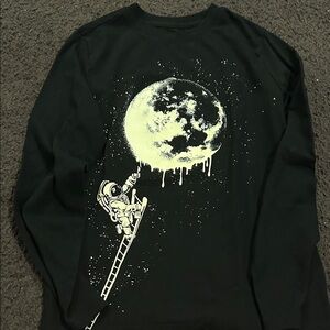 Cat & Jack Black Cosmic Adventure Long Sleeve Tee